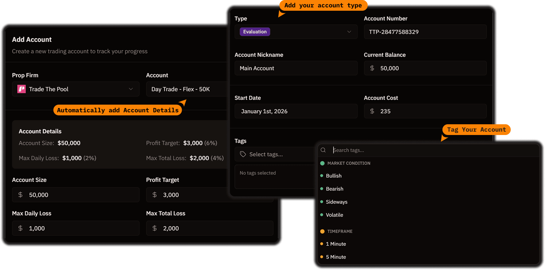 Easy Account Setup with Auto-Fill