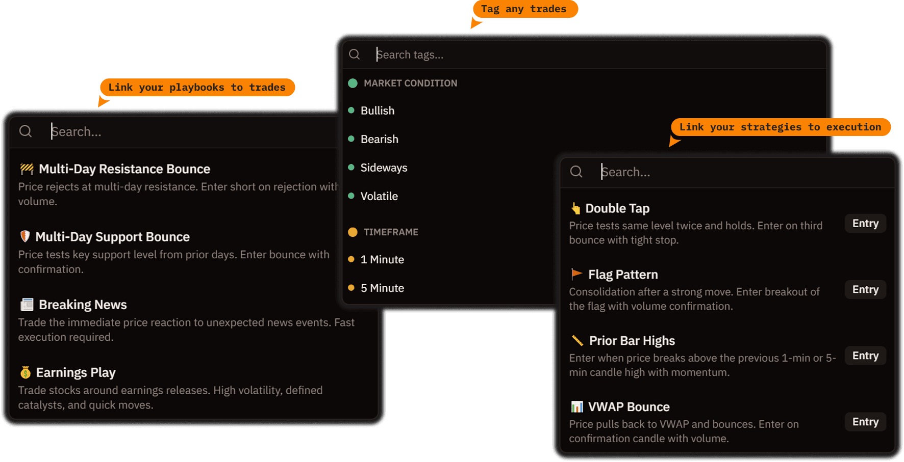 Link Playbooks, Strategies, and Tags