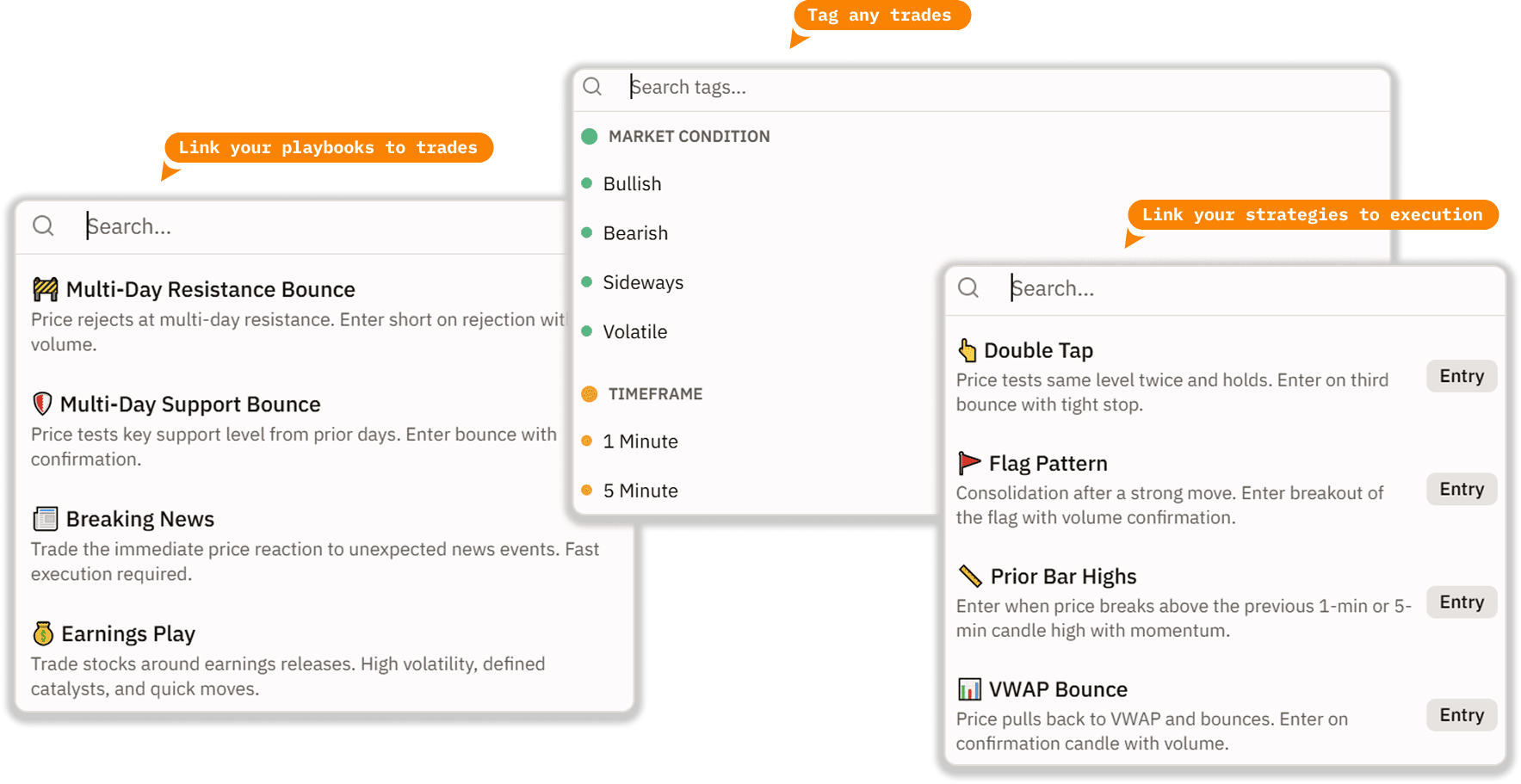 Link Playbooks, Strategies, and Tags
