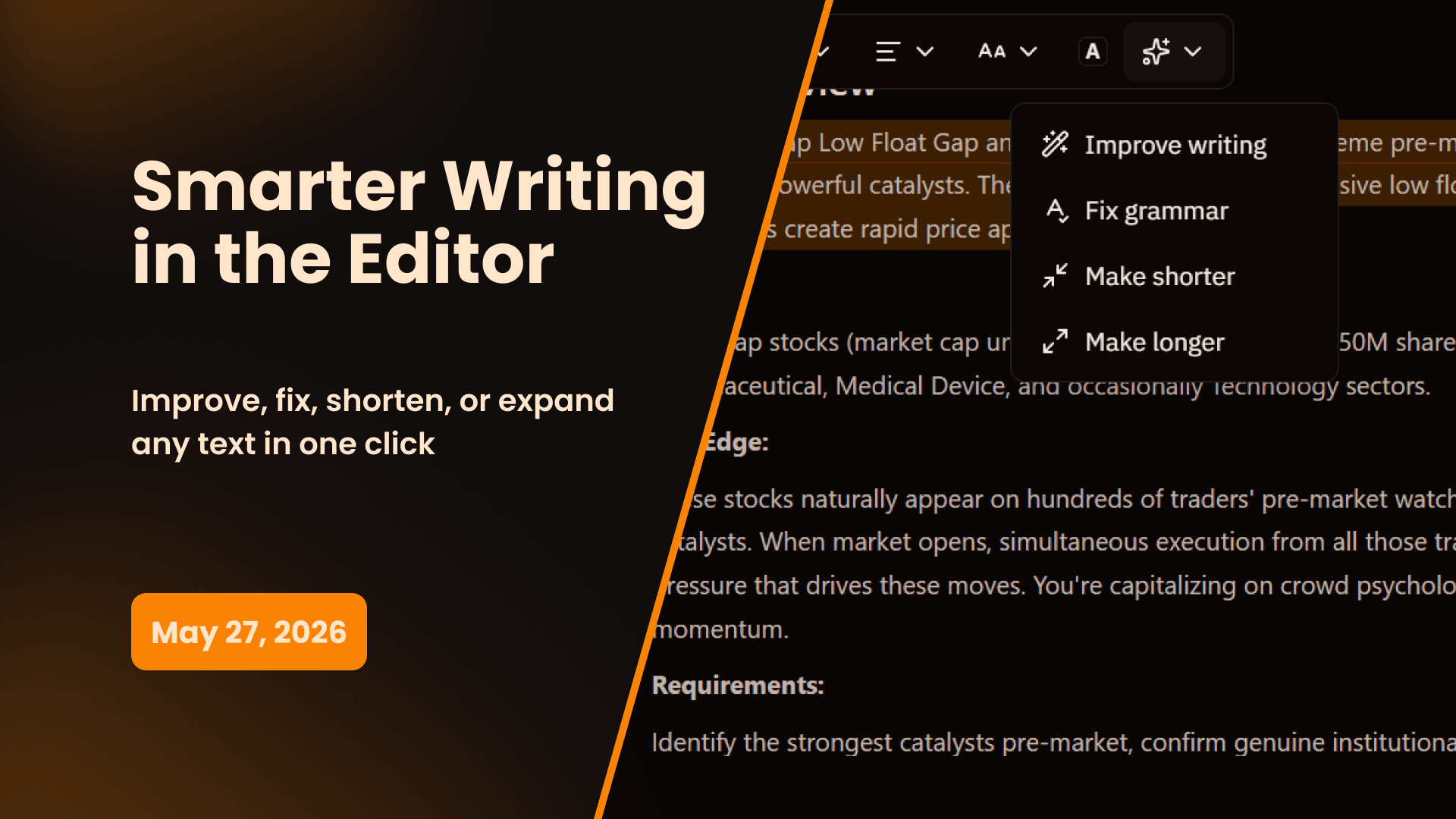 AI Writing Tools: Smarter Writing Built Into the Editor