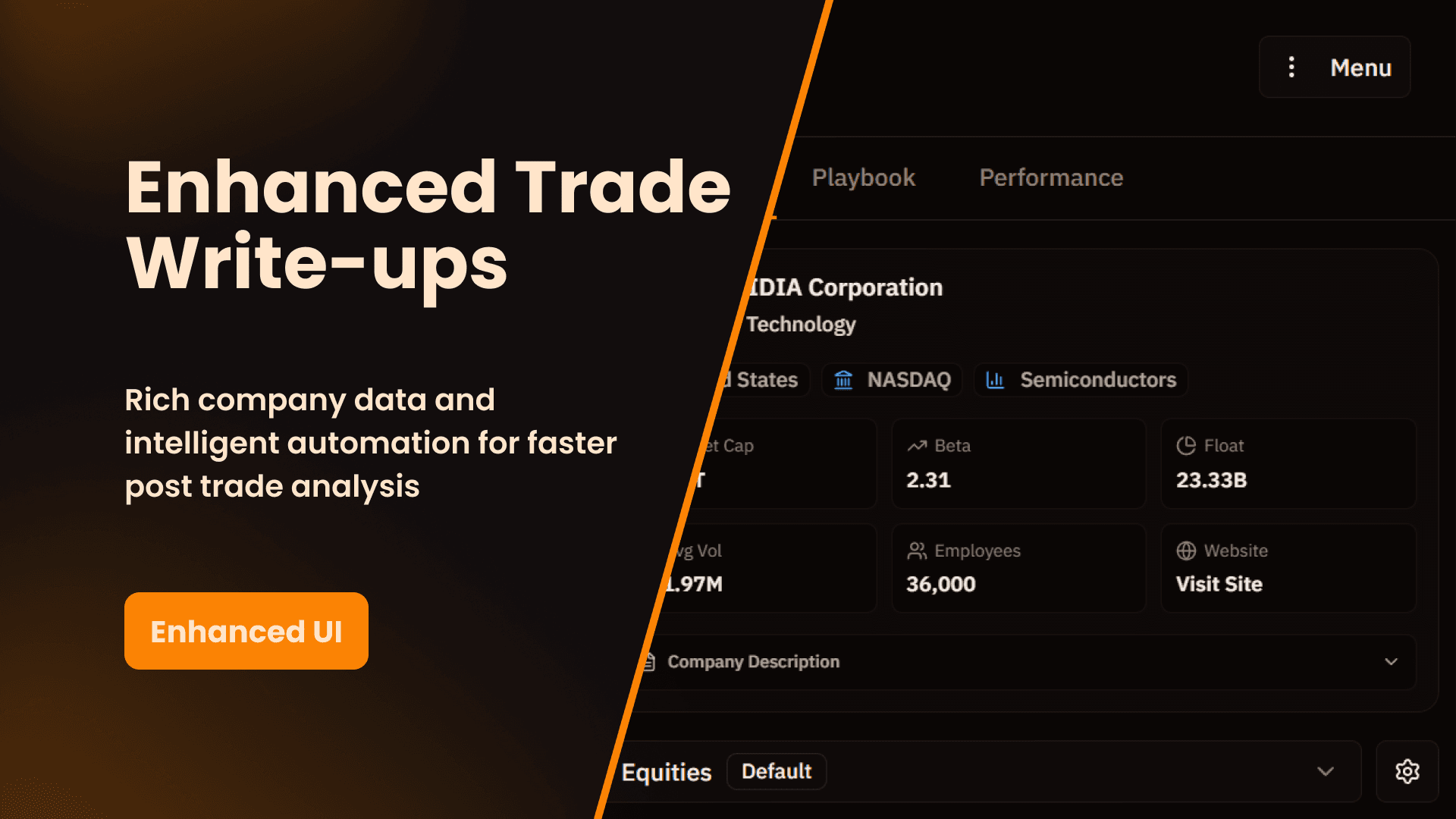 Trade Write-ups: Enhanced UI with Rich Asset Data