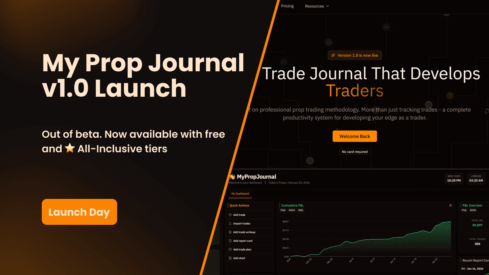 My Prop Journal v1.0: Now Out of Beta